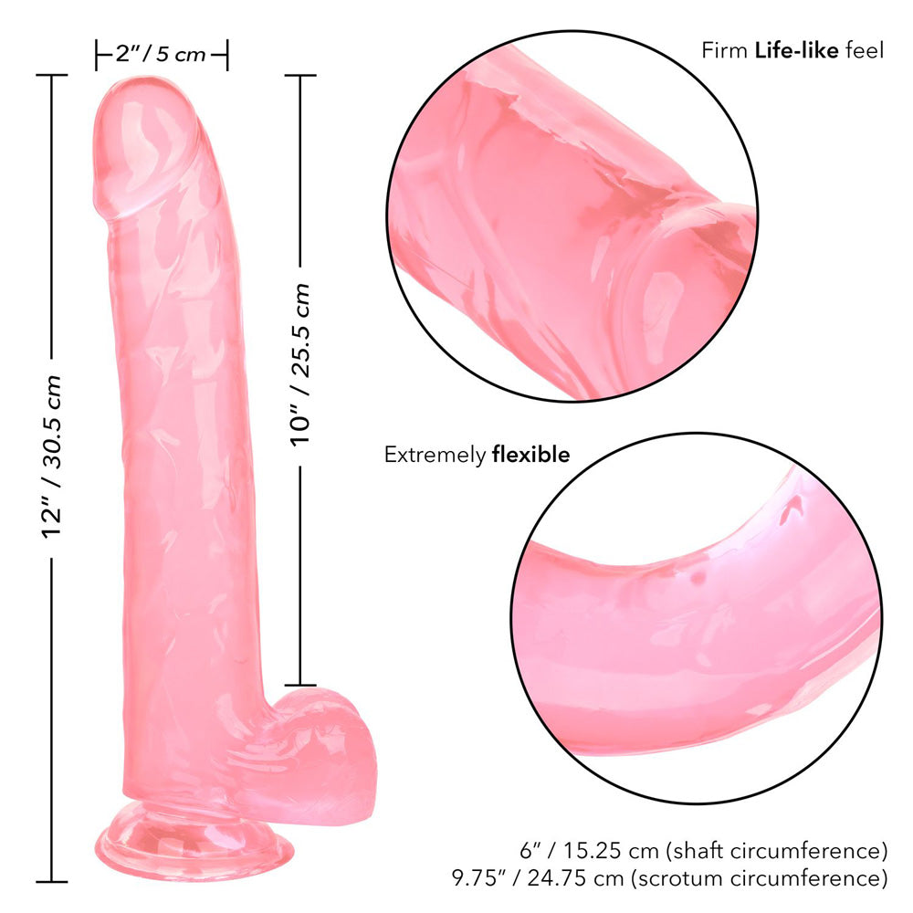 Size Queen 10" Pink | 716770096579 | Available at EroticWarehouse.com
