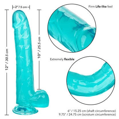 Size Queen 10" Blue | 716770096586 | Available at EroticWarehouse.com