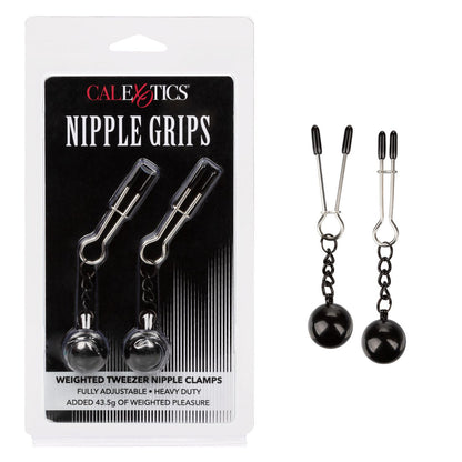 Nipple Grips Weighted Tweezer Nipple Clamps | 716770097453 | Available at EroticWarehouse.com