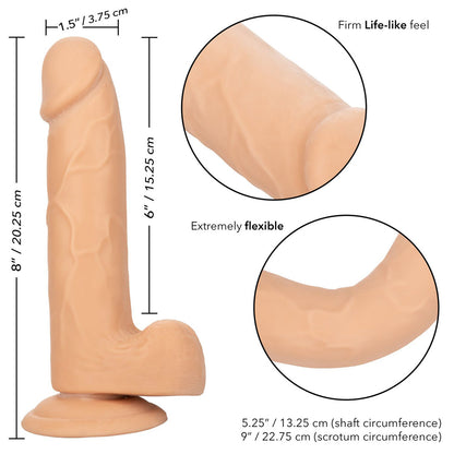Size Queen 6" Ivory | 716770098610 | Available at EroticWarehouse.com