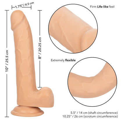 Size Queen 8" Ivory | 716770098641 | Available at EroticWarehouse.com