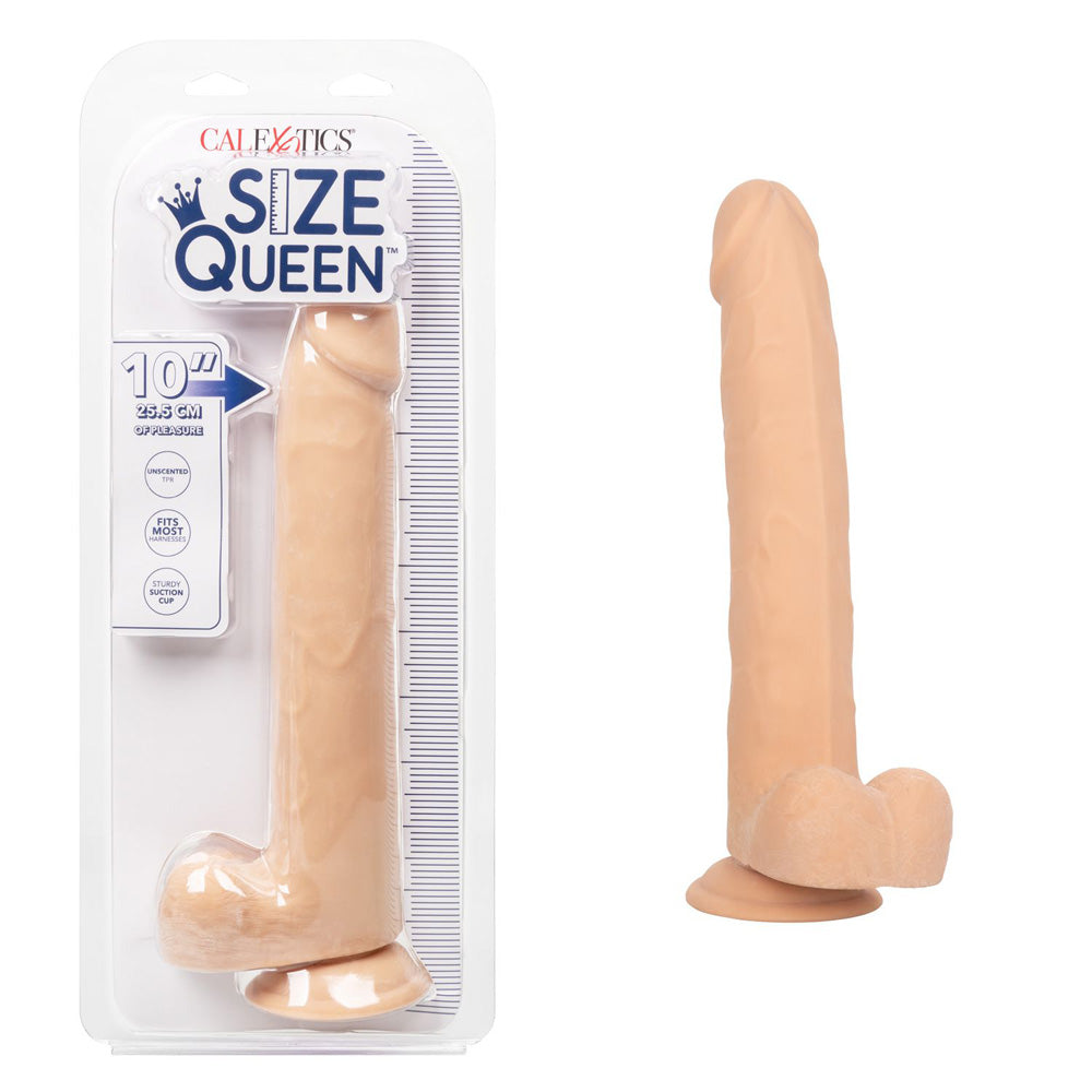 Size Queen 10" Ivory | 716770098672 | Available at EroticWarehouse.com