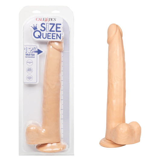 Size Queen 12" Ivory | 716770098702 | Available at EroticWarehouse.com