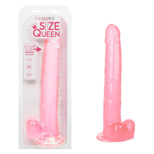 Size Queen 12" Pink | 716770098726 | Available at EroticWarehouse.com