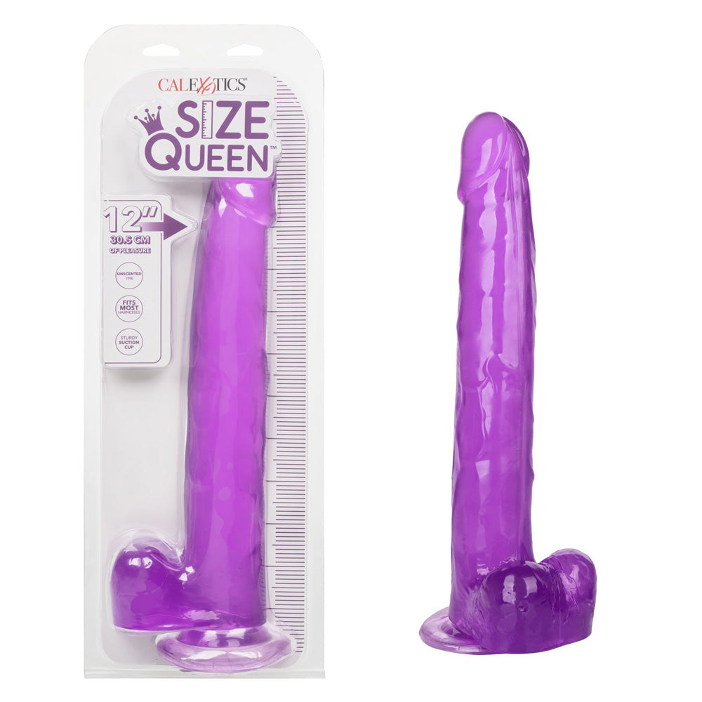 Size Queen 12" Purple | 716770098740 | Available at EroticWarehouse.com