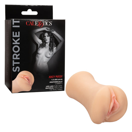 Stroke It Juicy Pussy Ivory | 716770098788 | Available at EroticWarehouse.com