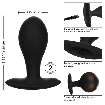 Weighted Silicone Inflatable Plug Large | 716770100900 | Available at EroticWarehouse.com