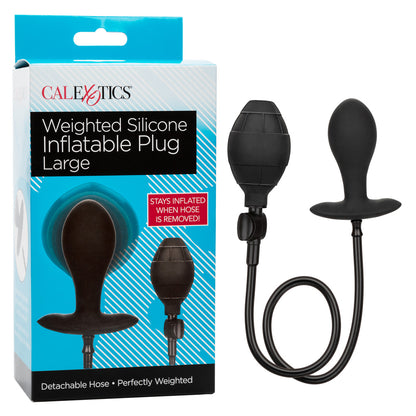 Weighted Silicone Inflatable Plug Large | 716770100900 | Available at EroticWarehouse.com