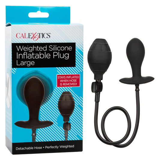 Weighted Silicone Inflatable Plug Large | 716770100900 | Available at EroticWarehouse.com