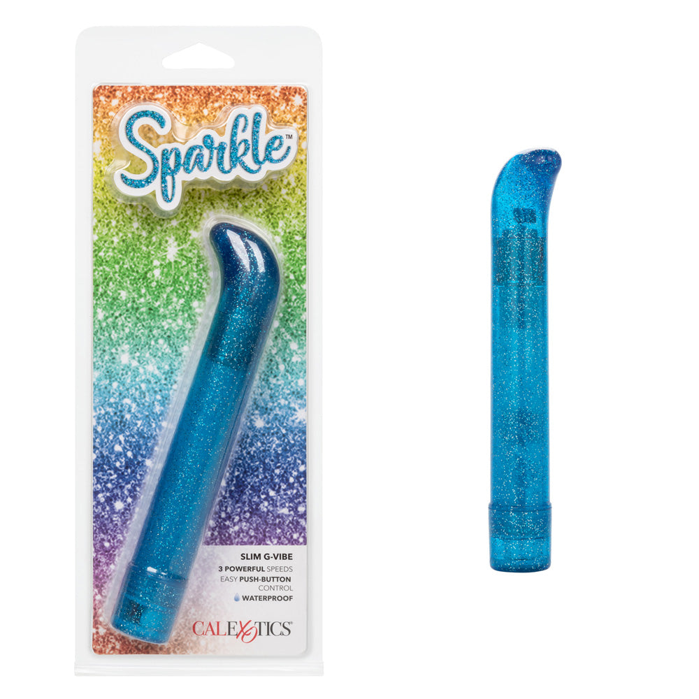 Sparkle Slim G-Vibe Blue | 716770101099 | Available at EroticWarehouse.com