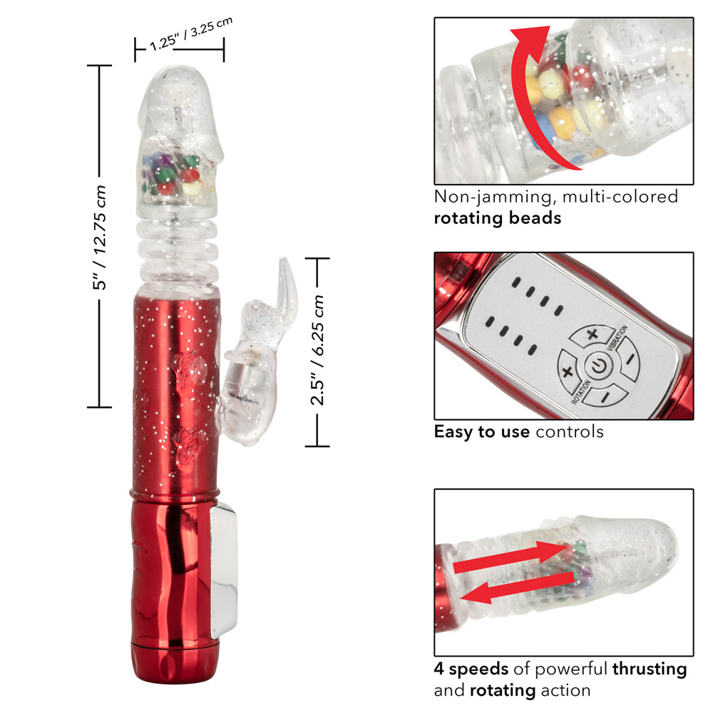 Naughty Bits Cumball Machine Thrusting Jack Rabbit Vibrator | 716770101259 | Available at EroticWarehouse.com