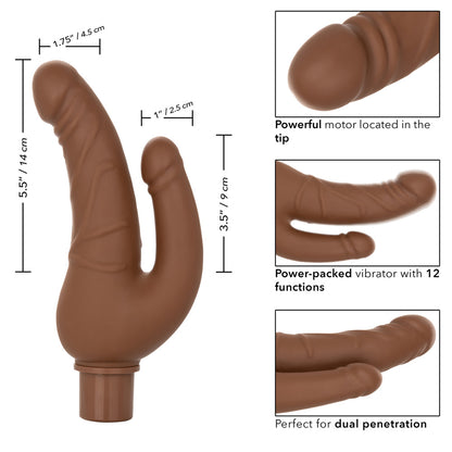 Rechargeable Power Stud Over & Under Brown | 716770101372 | Available at EroticWarehouse.com
