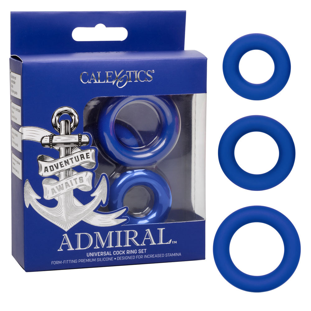 Admiral Universal Cock Ring Set | 716770101396 | Available at EroticWarehouse.com