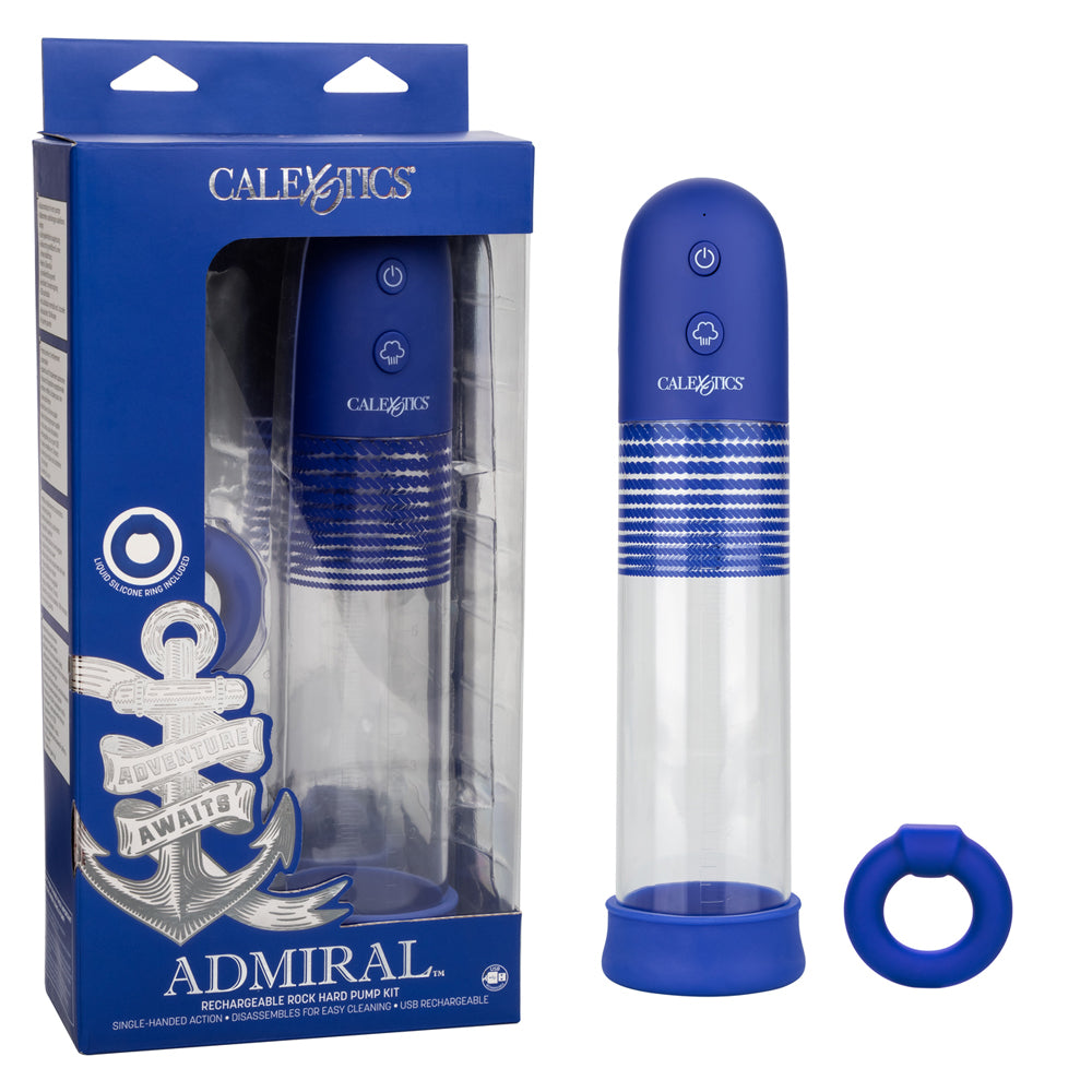 Admiral Rechargeable Rock Hard Pump Kit | 716770101570 | Available at EroticWarehouse.com