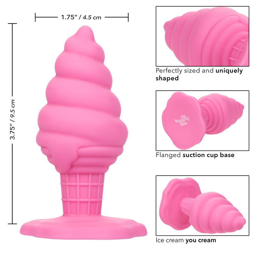 Naughty Bits Yum Bum Ice Cream Cone Butt Plug | 716770101846 | Available at EroticWarehouse.com