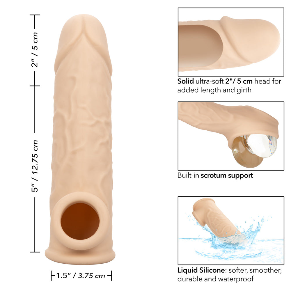 Performance Maxx Life-Like Extension 7" Ivory | 716770101914 | Available at EroticWarehouse.com
