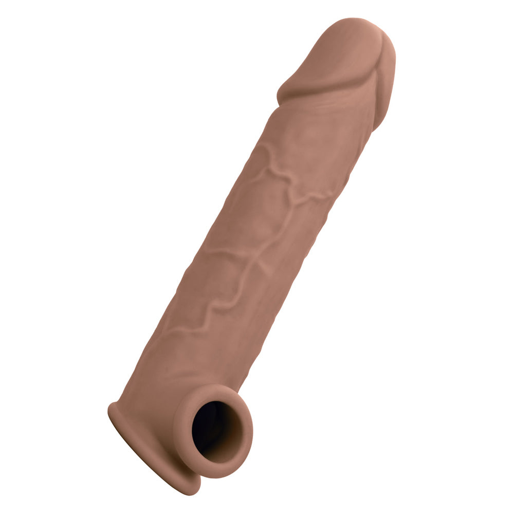 Performance Maxx Life-Like Extension 8" Brown | 716770101945 | Available at EroticWarehouse.com