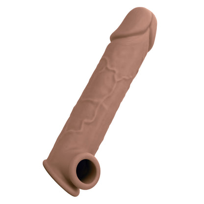 Performance Maxx Life-Like Extension 8" Brown | 716770101945 | Available at EroticWarehouse.com