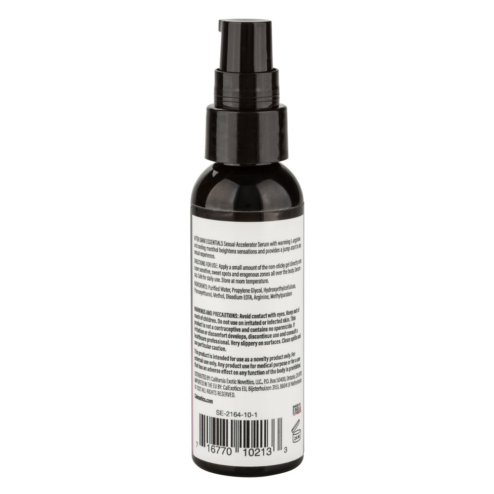 After Dark Essentials Sexual Accelerator Libido Gel 2 oz. | 716770102133 | Available at EroticWarehouse.com