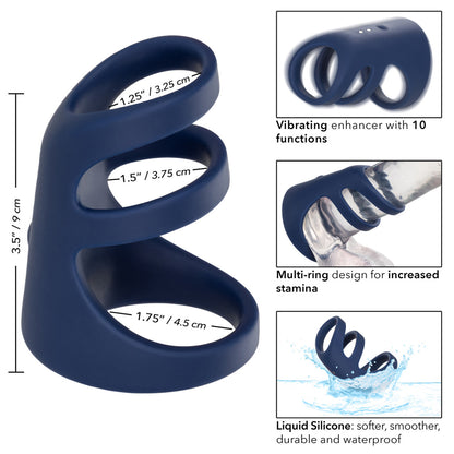 Viceroy Rechargeable Triple Cock Cage | 716770102607 | Available at EroticWarehouse.com