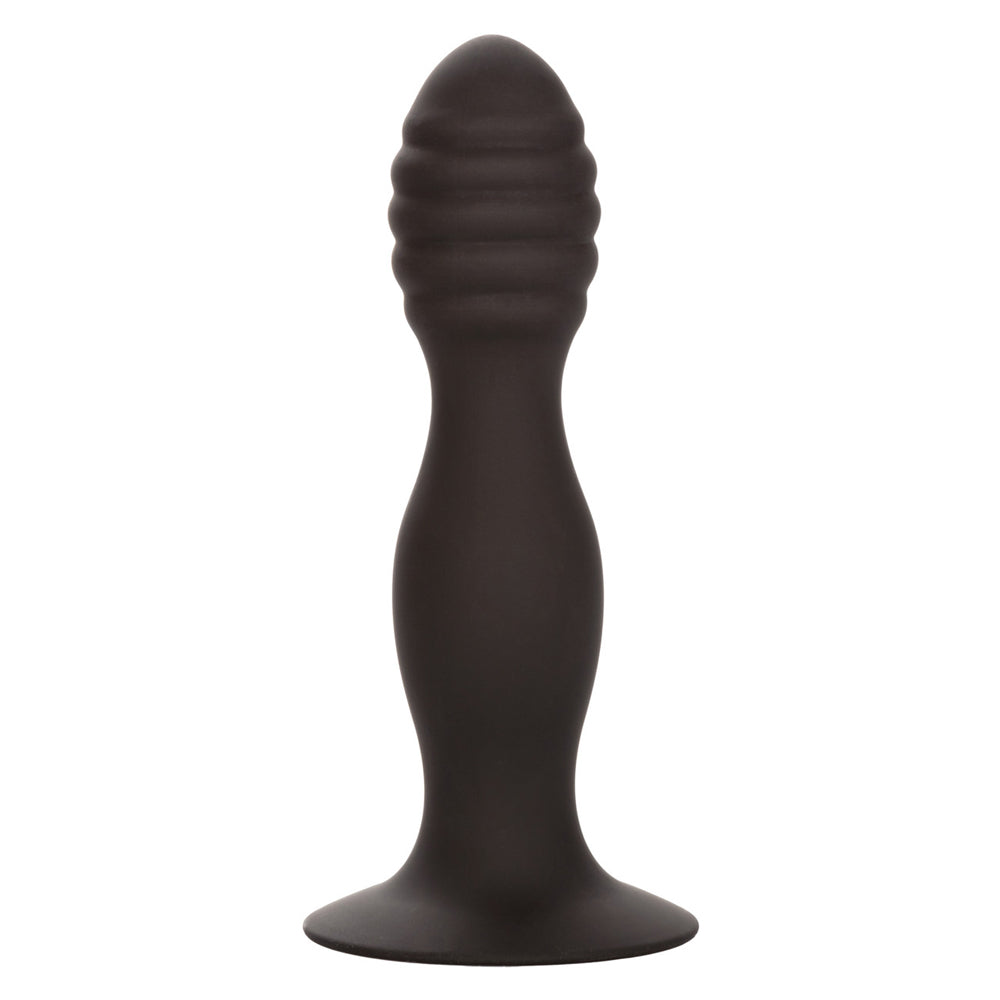 Silicone Ribbed Anal Stud | 716770102775 | Available at EroticWarehouse.com