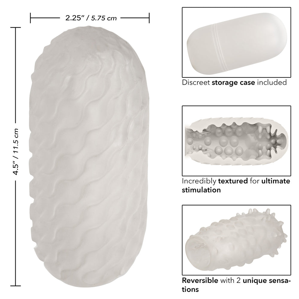 Boundless Reversible Nubby Stroker | 716770102867 | Available at EroticWarehouse.com