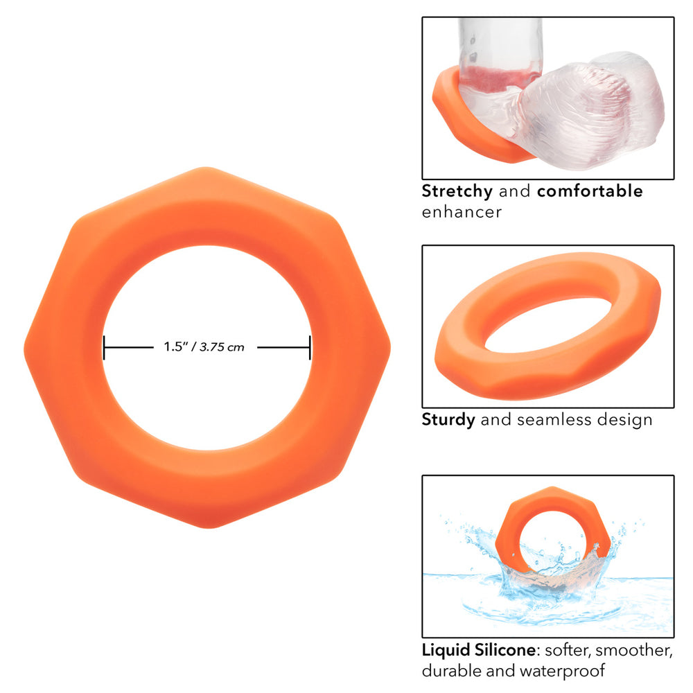 Alpha Liquid Silicone Sexagon Ring | 716770102898 | Available at EroticWarehouse.com