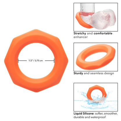 Alpha Liquid Silicone Sexagon Ring | 716770102898 | Available at EroticWarehouse.com