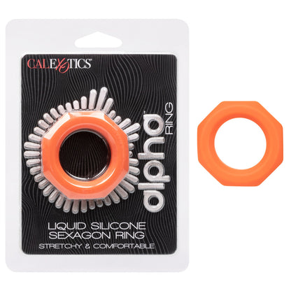 Alpha Liquid Silicone Sexagon Ring | 716770102898 | Available at EroticWarehouse.com