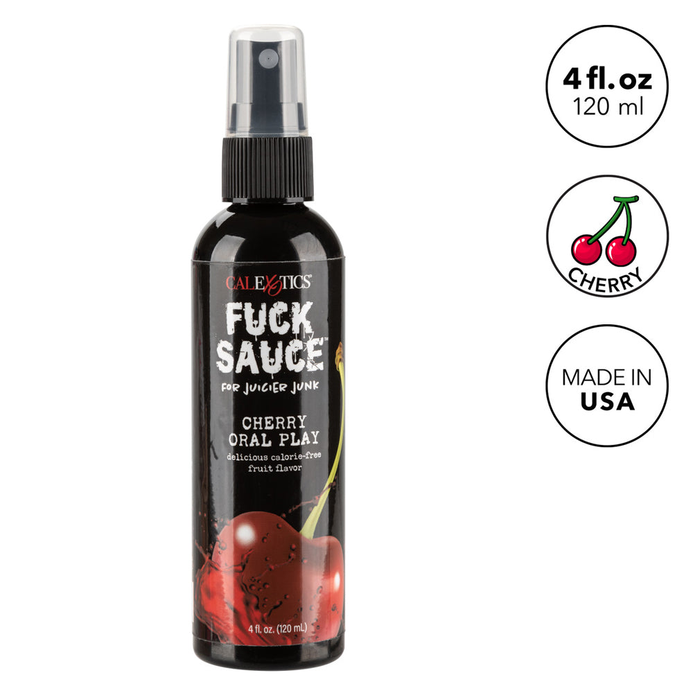 Fuck Sauce Cherry Oral Play 4oz | 716770103154 | Available at EroticWarehouse.com