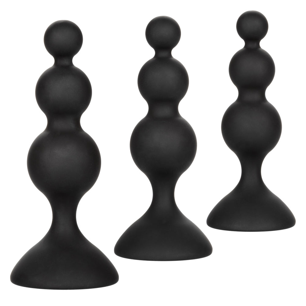Silicone Beaded Anal Kit | 716770103772 | Available at EroticWarehouse.com