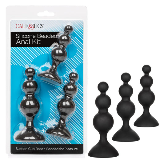 Silicone Beaded Anal Kit | 716770103772 | Available at EroticWarehouse.com