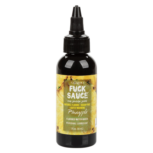 Fuck Sauce Flavored Water Based Pineapple 2 oz. | 716770103895 | Available at EroticWarehouse.com