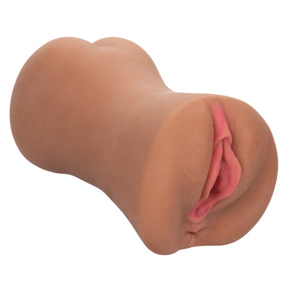 Stroke It Dual Entry Pussy & Ass Brown | 716770104144 | Available at EroticWarehouse.com