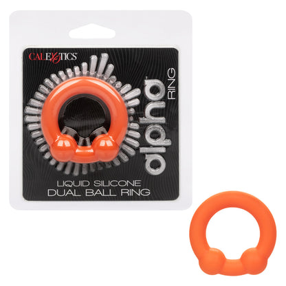 Alpha Liquid Silicone Dual Ball Ring | 716770104205 | Available at EroticWarehouse.com