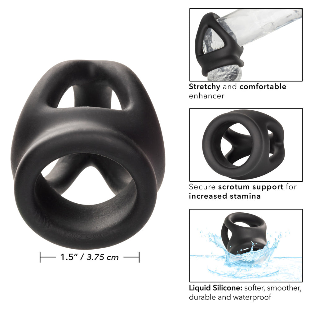 Alpha Liquid Silicone Dual Cage & Ring | 716770104229 | Available at EroticWarehouse.com
