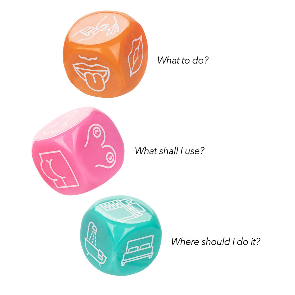 Naughty Bits Roll With It Icon Based Sex Dice | 716770104304 | Available at EroticWarehouse.com
