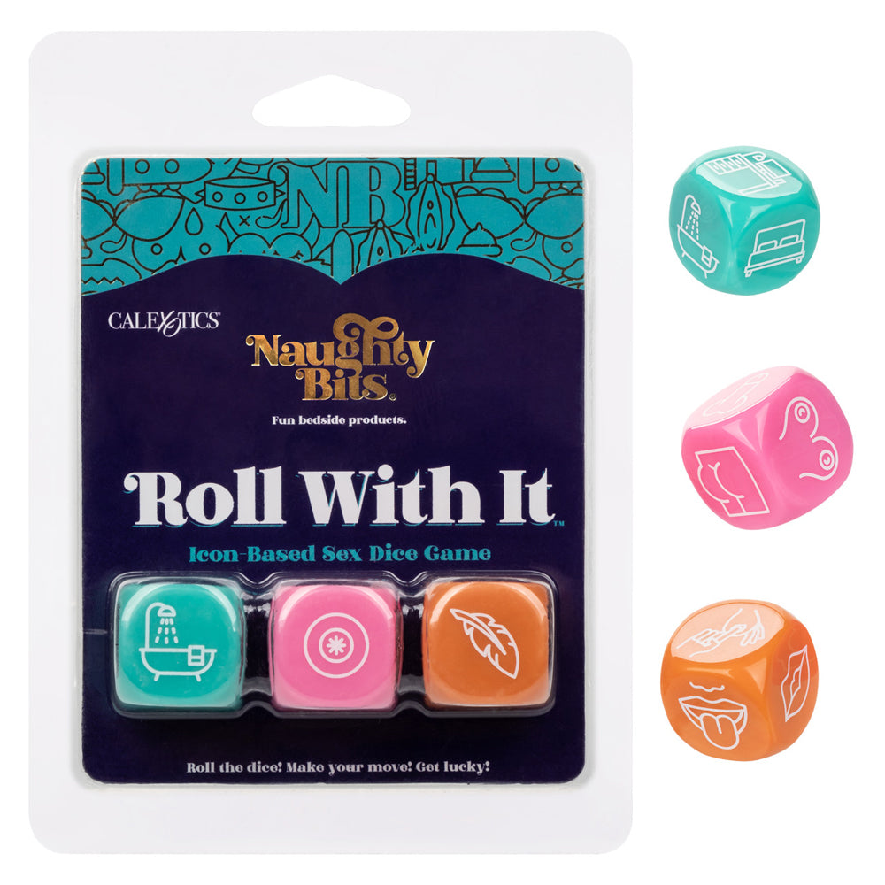 Naughty Bits Roll With It Icon Based Sex Dice | 716770104304 | Available at EroticWarehouse.com