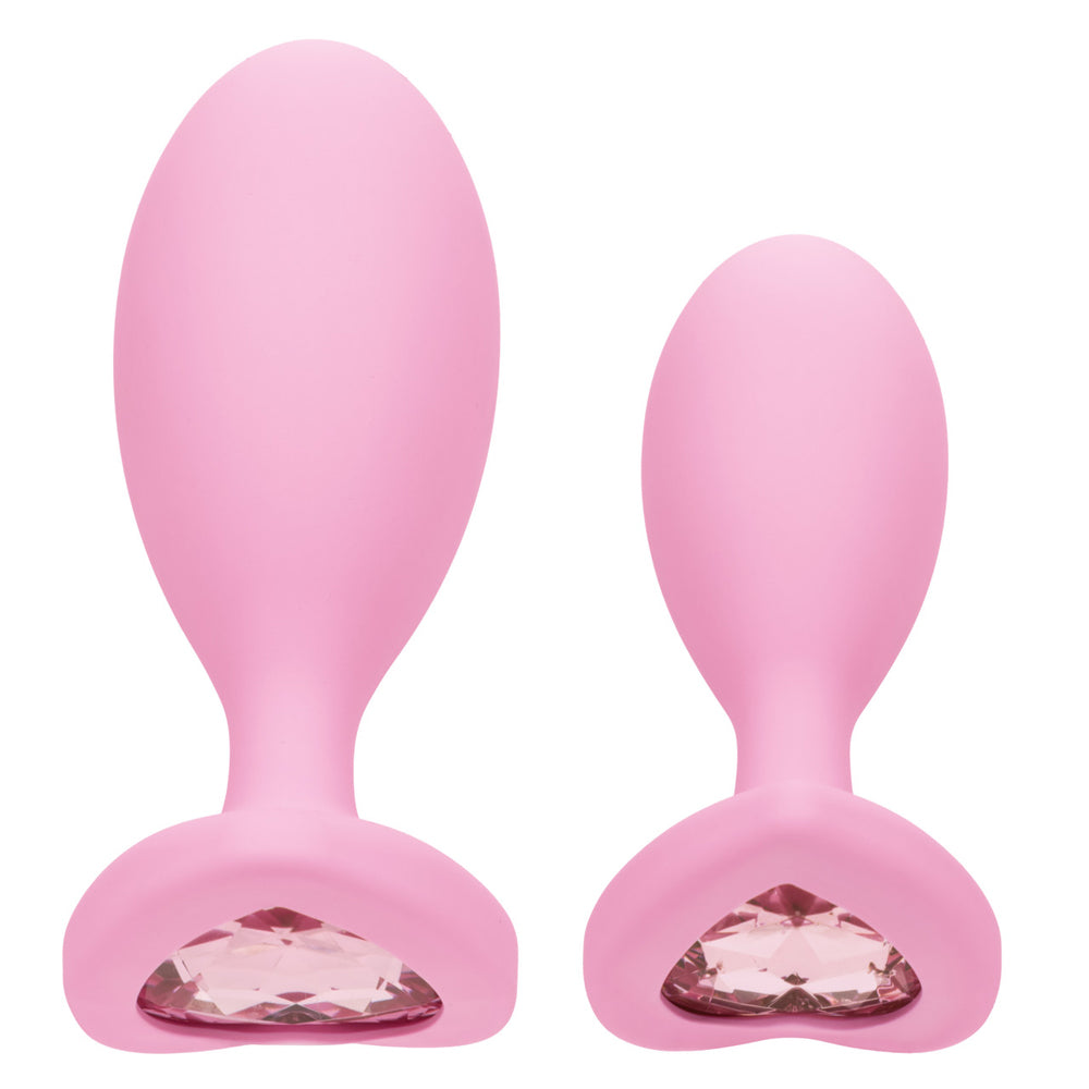 First Time Love Crystal Booty Duo Pink | 716770104328 | Available at EroticWarehouse.com
