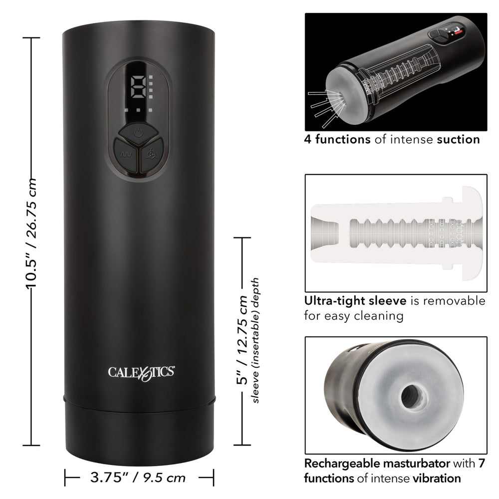 Bionic Sucking And Vibrating Masturbator | 716770104403 | Available at EroticWarehouse.com