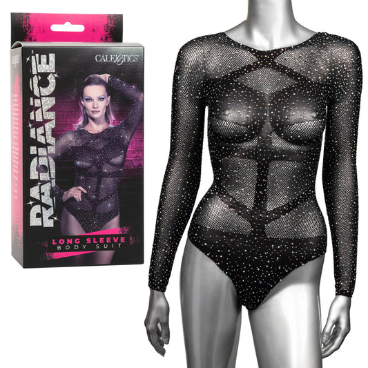 Radiance Long Sleeve Body Suit | 716770105004 | Available at EroticWarehouse.com