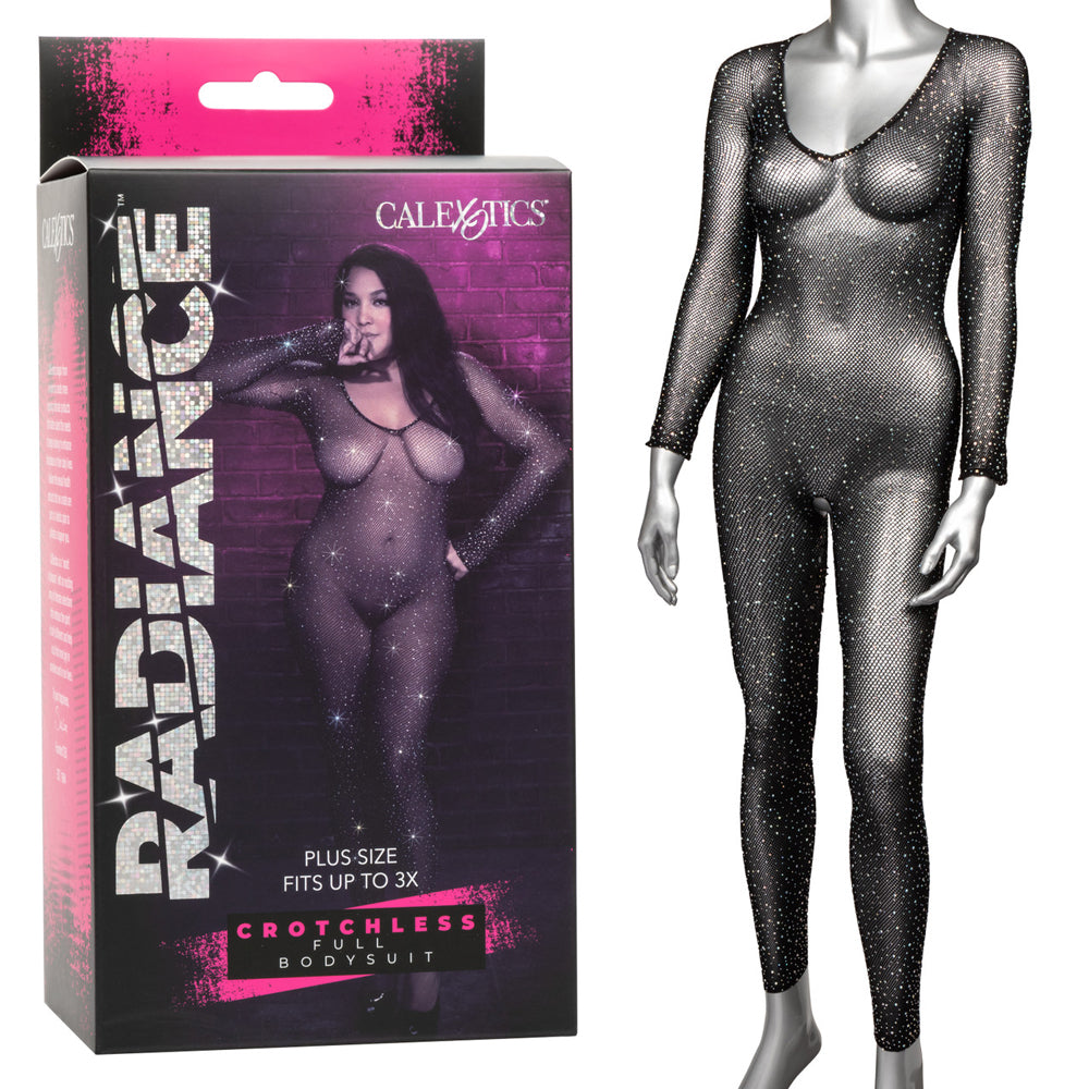 Radiance Plus Size Crotchless Full Body Suit | 716770105059 | Available at EroticWarehouse.com