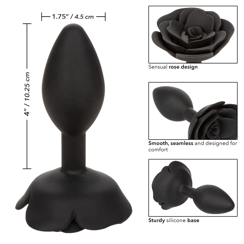 Forbidden Large Rose Anal Plug | 716770105370 | Available at EroticWarehouse.com