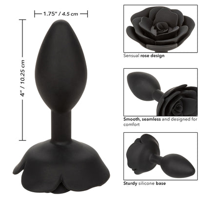 Forbidden Large Rose Anal Plug | 716770105370 | Available at EroticWarehouse.com