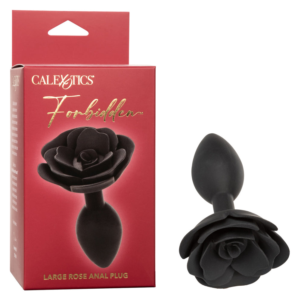 Forbidden Large Rose Anal Plug | 716770105370 | Available at EroticWarehouse.com