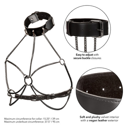 Euphoria Collection Multi Chain Collar Harness | 716770105400 | Available at EroticWarehouse.com