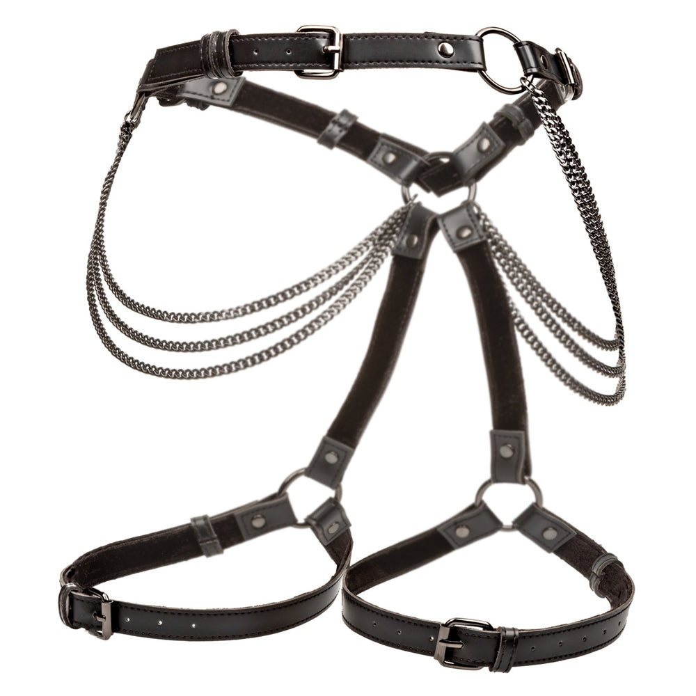 Euphoria Collection Plus Size Multi Chain Thigh Harness | 716770105455 | Available at EroticWarehouse.com