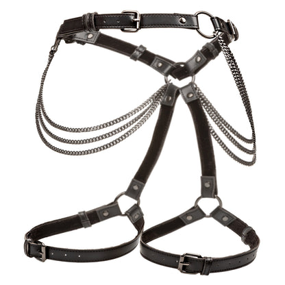 Euphoria Collection Plus Size Multi Chain Thigh Harness | 716770105455 | Available at EroticWarehouse.com