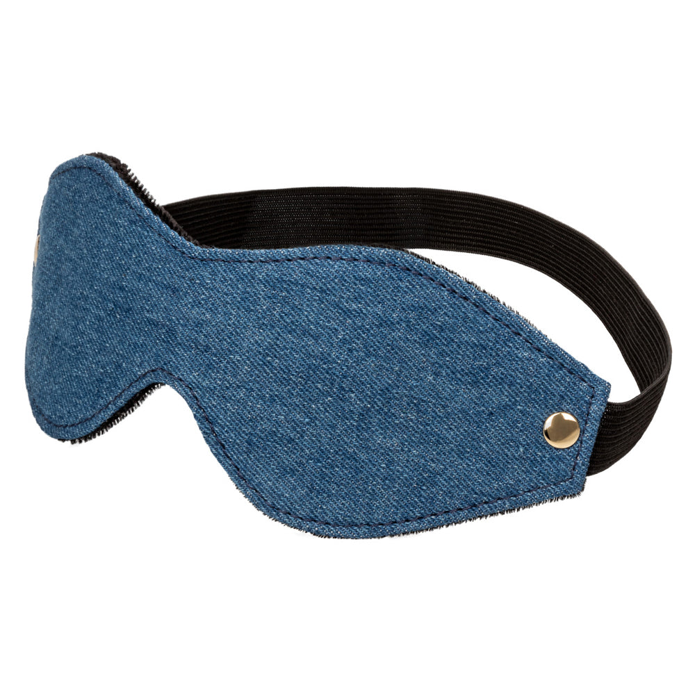 Ride 'Em Premium Denim Collection Eye Mask | 716770105486 | Available at EroticWarehouse.com