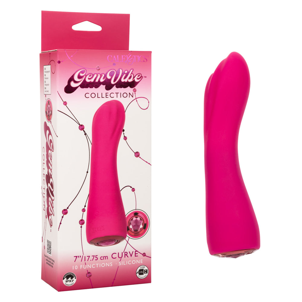 Gem Vibe Collection Curve | 716770106025 | Available at EroticWarehouse.com